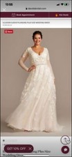 davids bridal plus size wedding dress