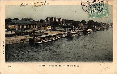 CPA PARIS 16e-Station du Point du Jour (325335)