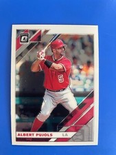 2019 Donruss Optic Baseball Albert Pujols Card #193 Angels {BOX 22 D2}