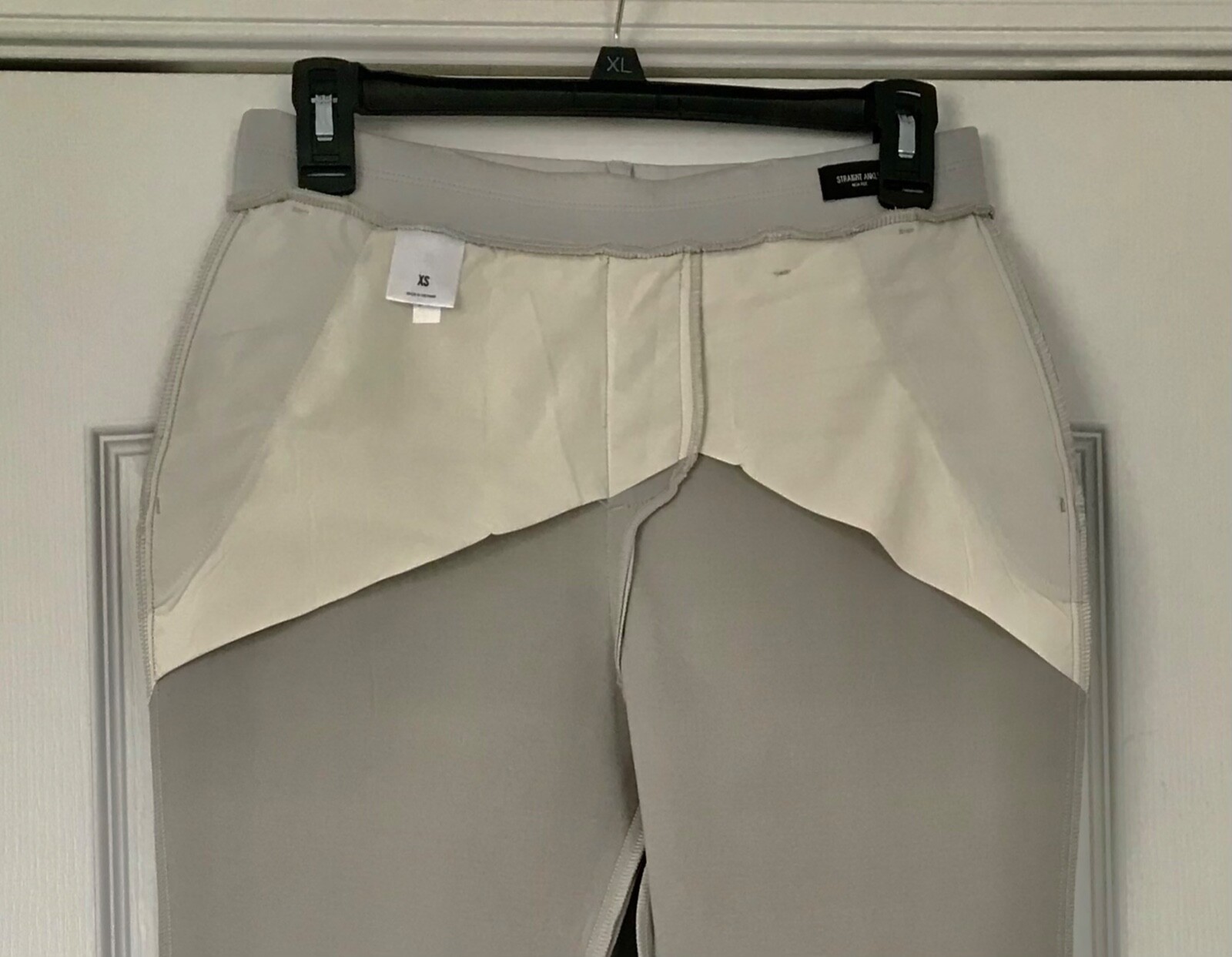 EXPRESS Light Heather Gray polyester spandex stre… - image 16