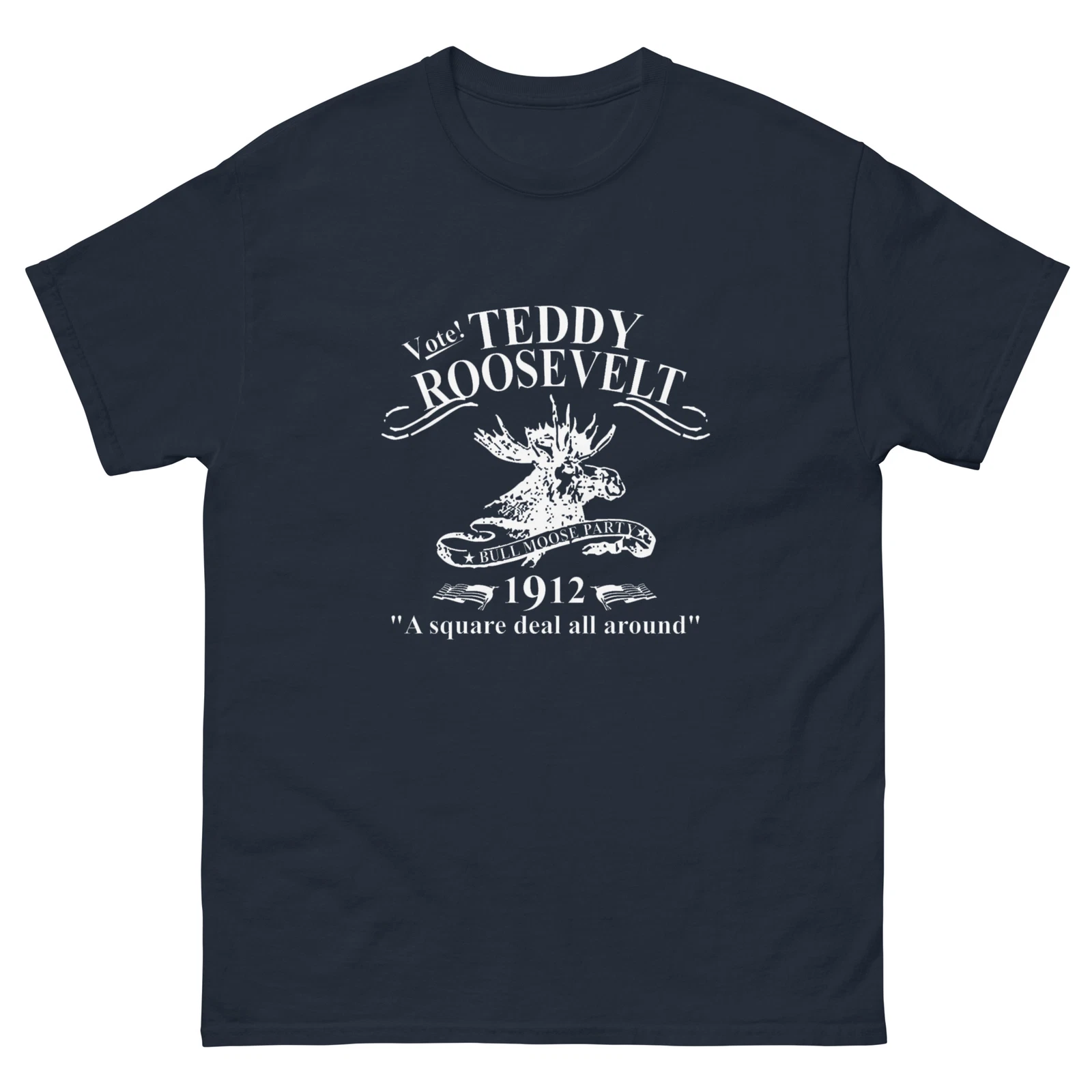 Vintage 1912 Poster for Progressive Bull Moose Party Roosevelt T-Shirt
Opens in a new window or tab