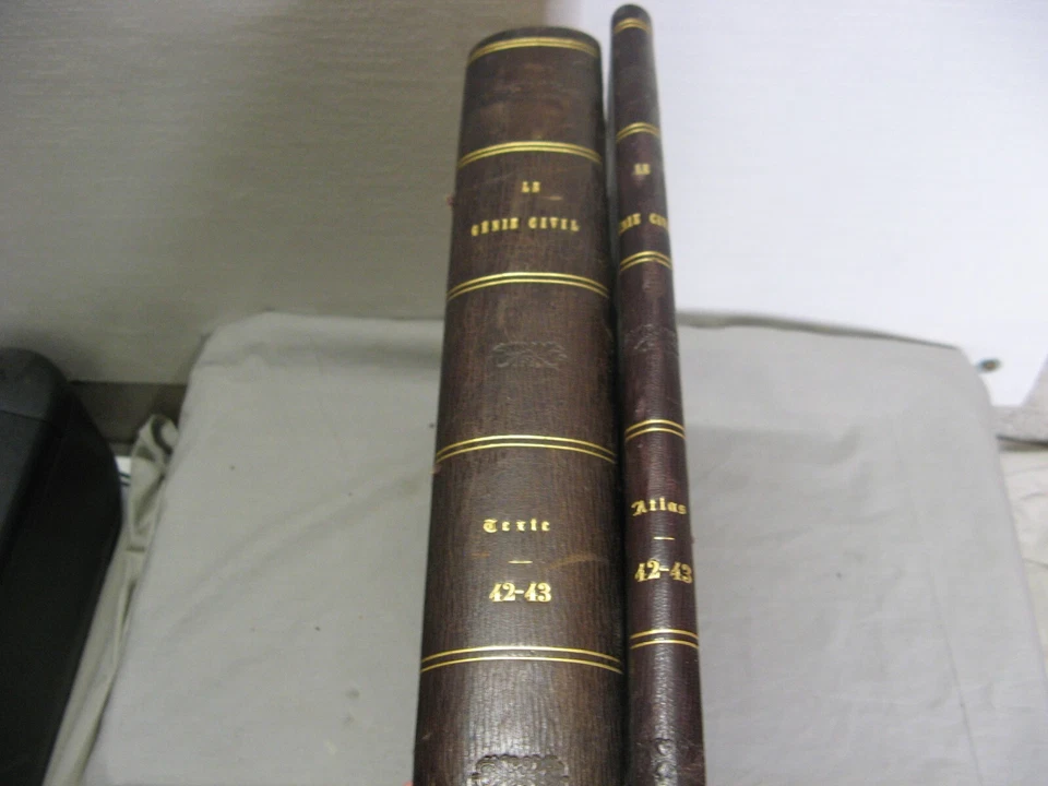 Rare 2 grands ouvrages Génie Civil de 1902-1903 Texte et plans architecture - Photo 3/4