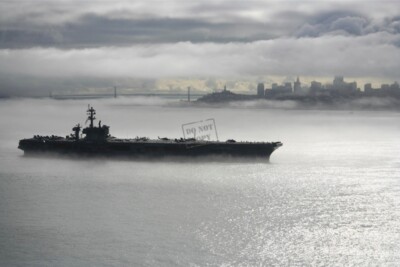 US NAVY USN aircraft Carrier USS Carl Vinson (CVN 70)12X18 PHOTOGRAPH