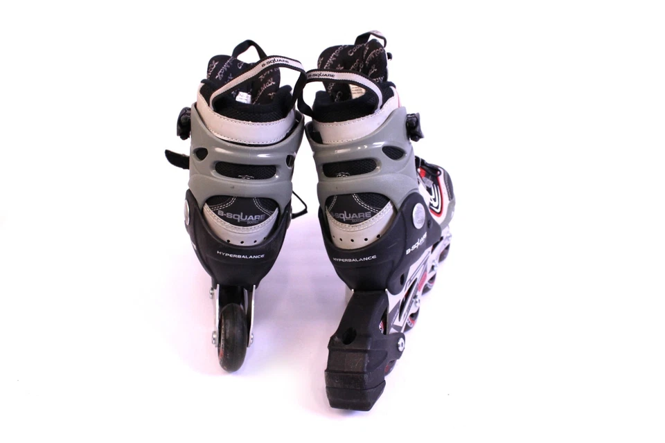 B-Square Kinder Inline Skates Größe 31-33 Inliner Softboot Grau 64 mm - Bild 3 von 4