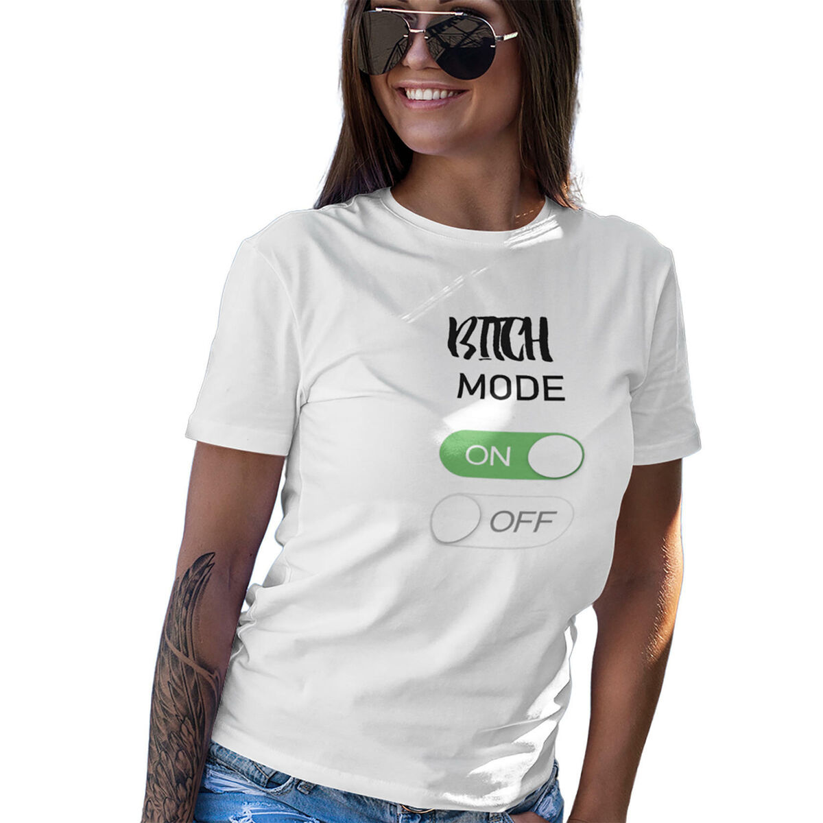Bitch Mode On T-Shirt Bitch Mode On T-Shirt
