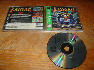 Rayman (Sony PlayStation, 1995) Minty Disc Perfect CIB Tested PS1