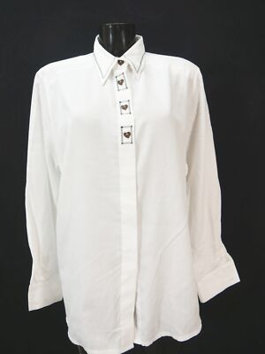Size 46 costume blouse white blouse for dirndl verse modern woman embroidery tb9471