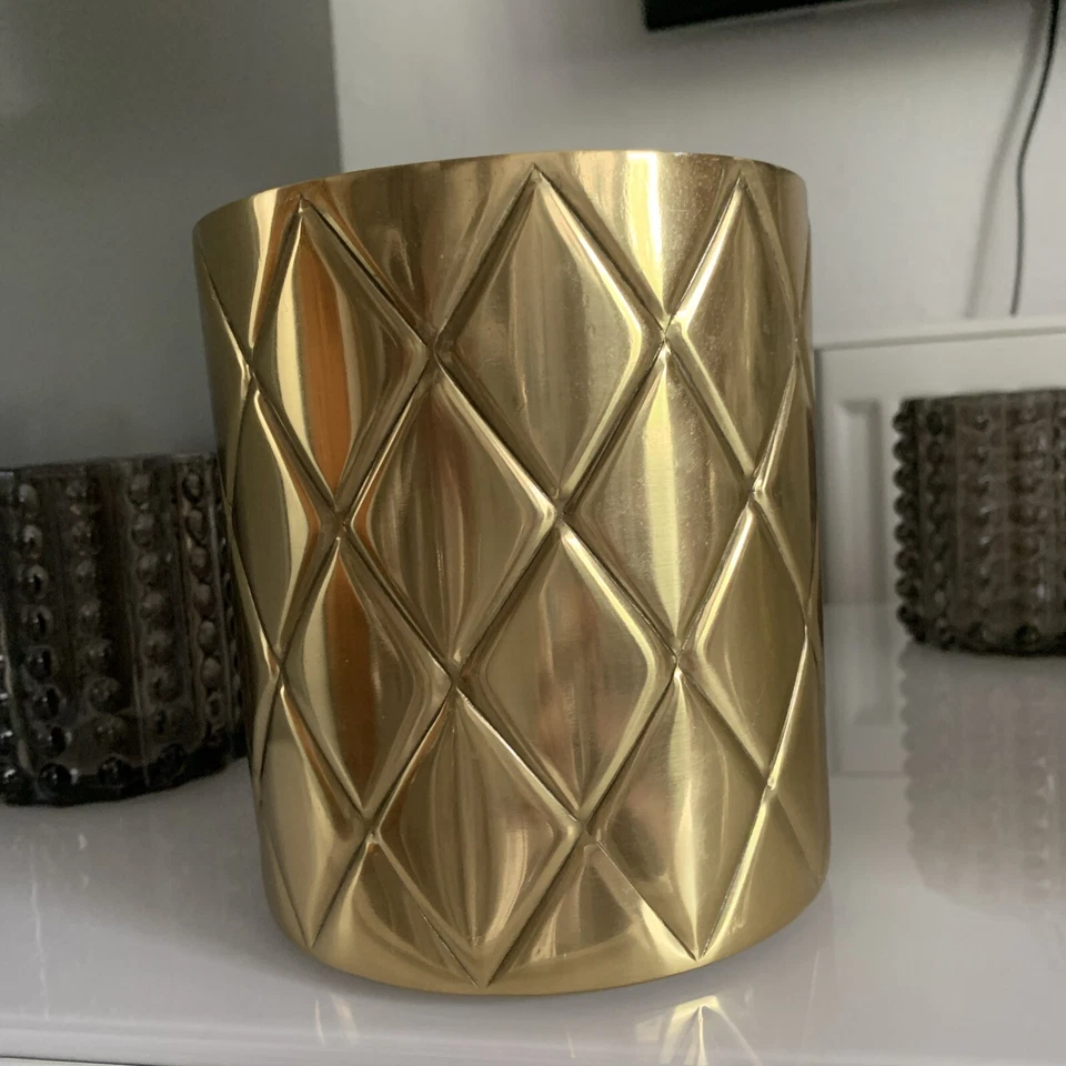 Ikea ÜbertopfVindfläkt Gold Aus Metall Blumentopf/übertopf Ø12,5cm.x14,5cm.höhe
