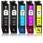 5x Tintenpatronen kompatibel mit Epson Stylus Office BX305 | BX305F