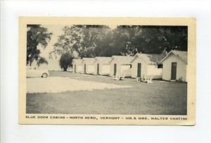 North Hero Vt Blue Door Cabins Old Car Mr Mrs Walter Vantine