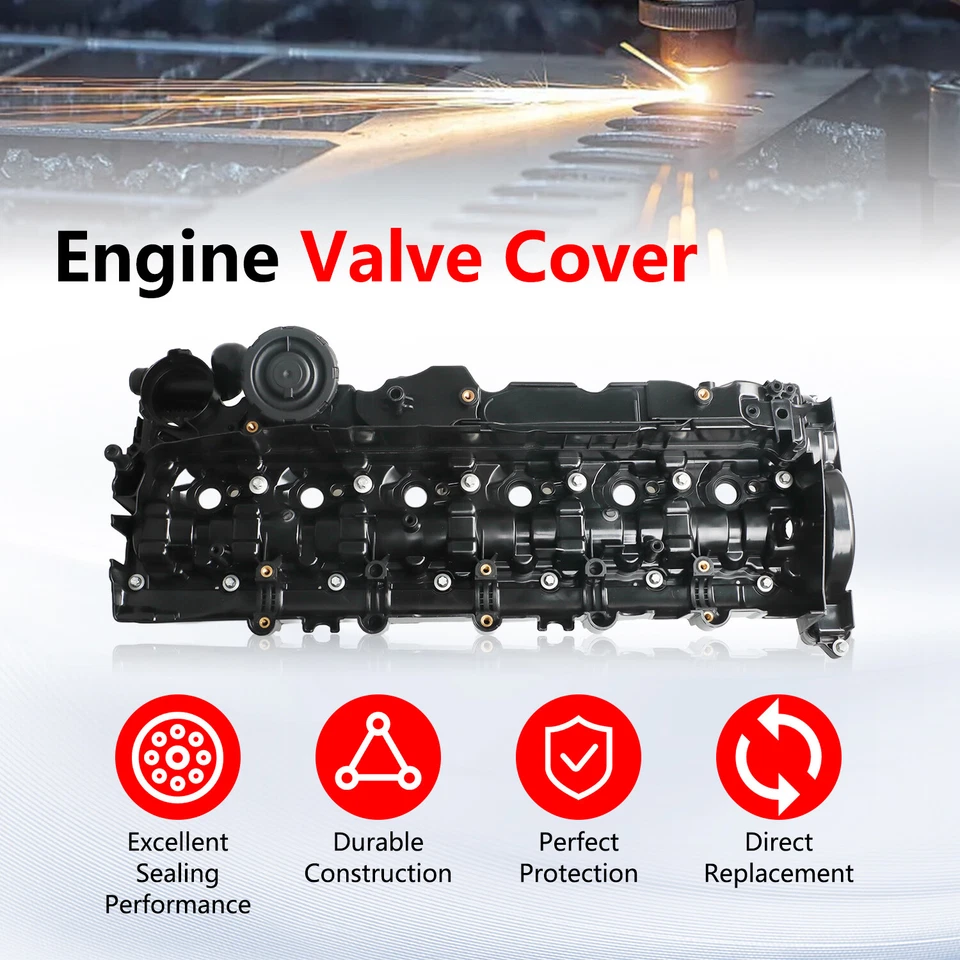 Top Engine Cover & Gasket for BMW N57 6.cyl F02 F15 F25 Diesel 3.0L 11128507607 - Image 2 of 4