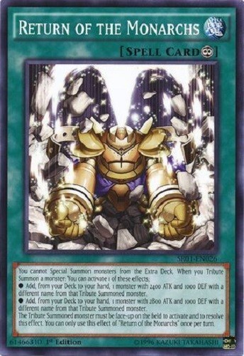 monarch structure deck yugioh Game Crave Tournament Store - Zaborg the Thunder Monarch (SR01-EN005)