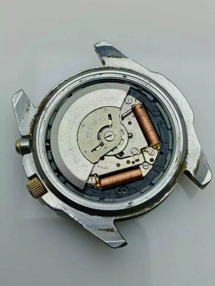 Seiko Kinetic Sports 50 5M43 0A29 Watch For Parts Restore eBay