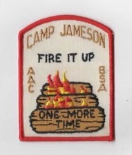 Camp Jameson Fire It Up One More Time AAC BSA RED Bdr. [CA-1372]