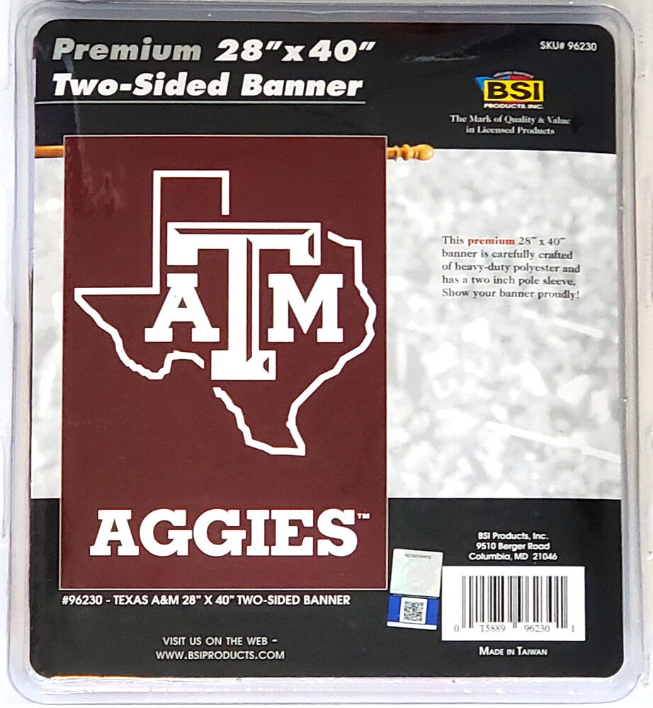 NCAA Texas A&M Aggies Double-Sided Garden Flag – 18x12 Inches Team Logo & Established Year - View #9