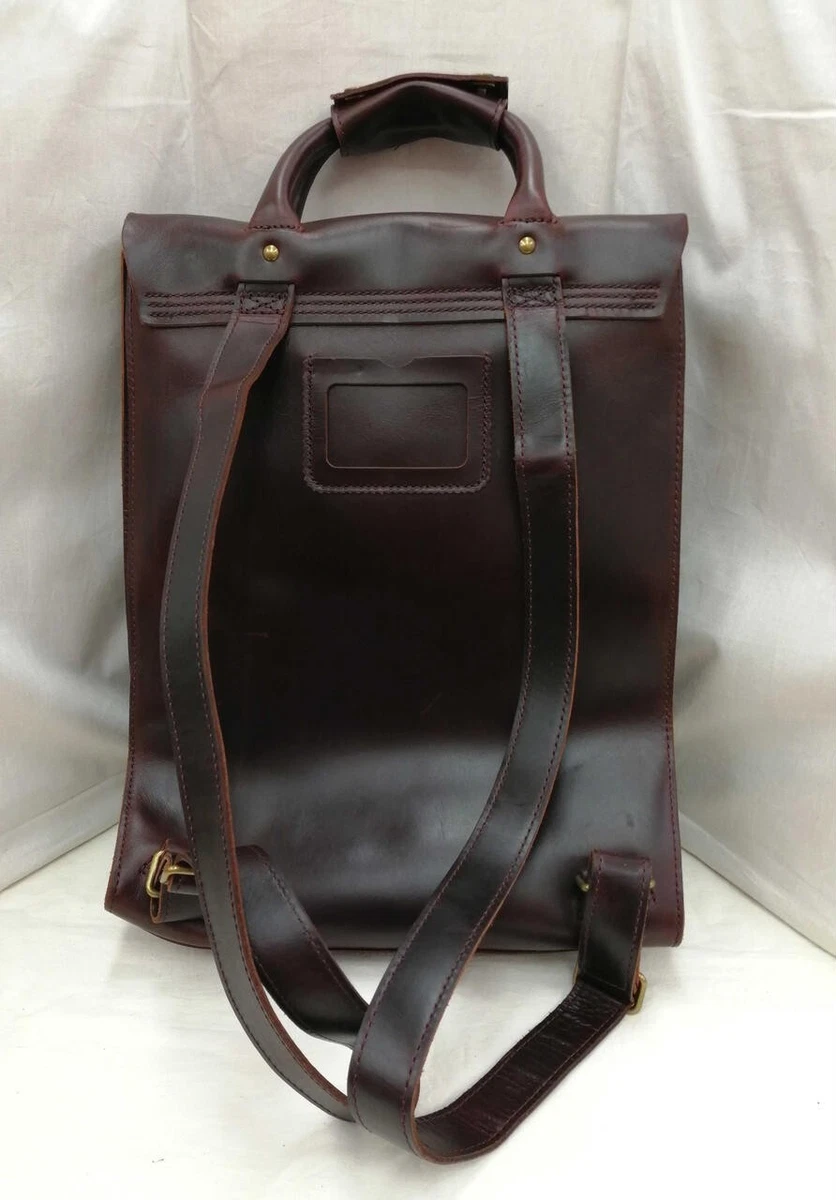 Dr.Martens Backpack leather Dark brown bag 40 × 30 × 10 cm Used