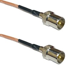 RG316 DVB TV Pal Male to DVB TV Pal Male RF Cable Rapid-SHIP LOT