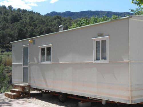 Mobile home in Spain with fishing lake only £7,500