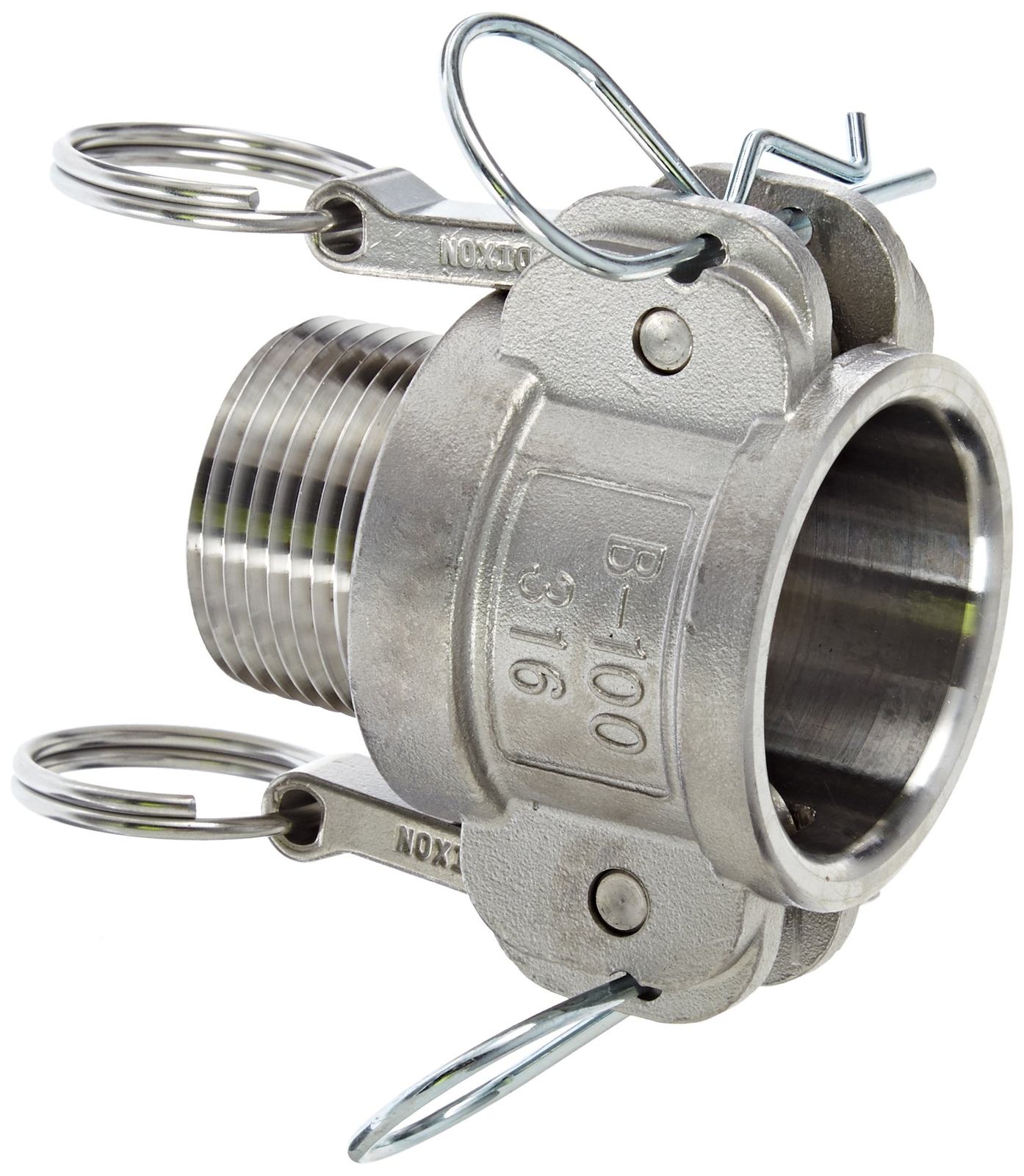 Dixon G100-B-SS 316 Stainless Steel Global Type B Cam and Groove Coupling