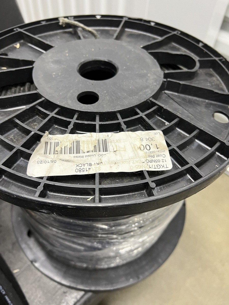 Radix Wire TGKT High Temperature Lead Wire 250C 600V 1000' 12 AWG