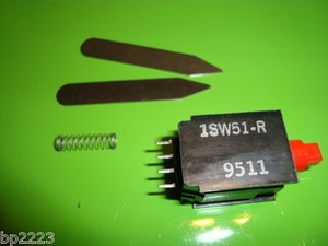 HONEYWELL PUSH, SWITCH, DPST 1SW51-R, MICRO SWITCH, NEW 