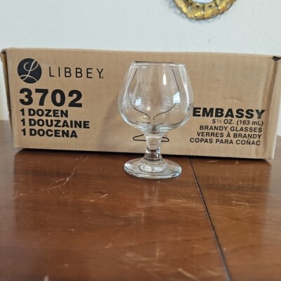 1 Libbey Glassware Embassy 3702 Brandy Glass 5 1/2 oz 