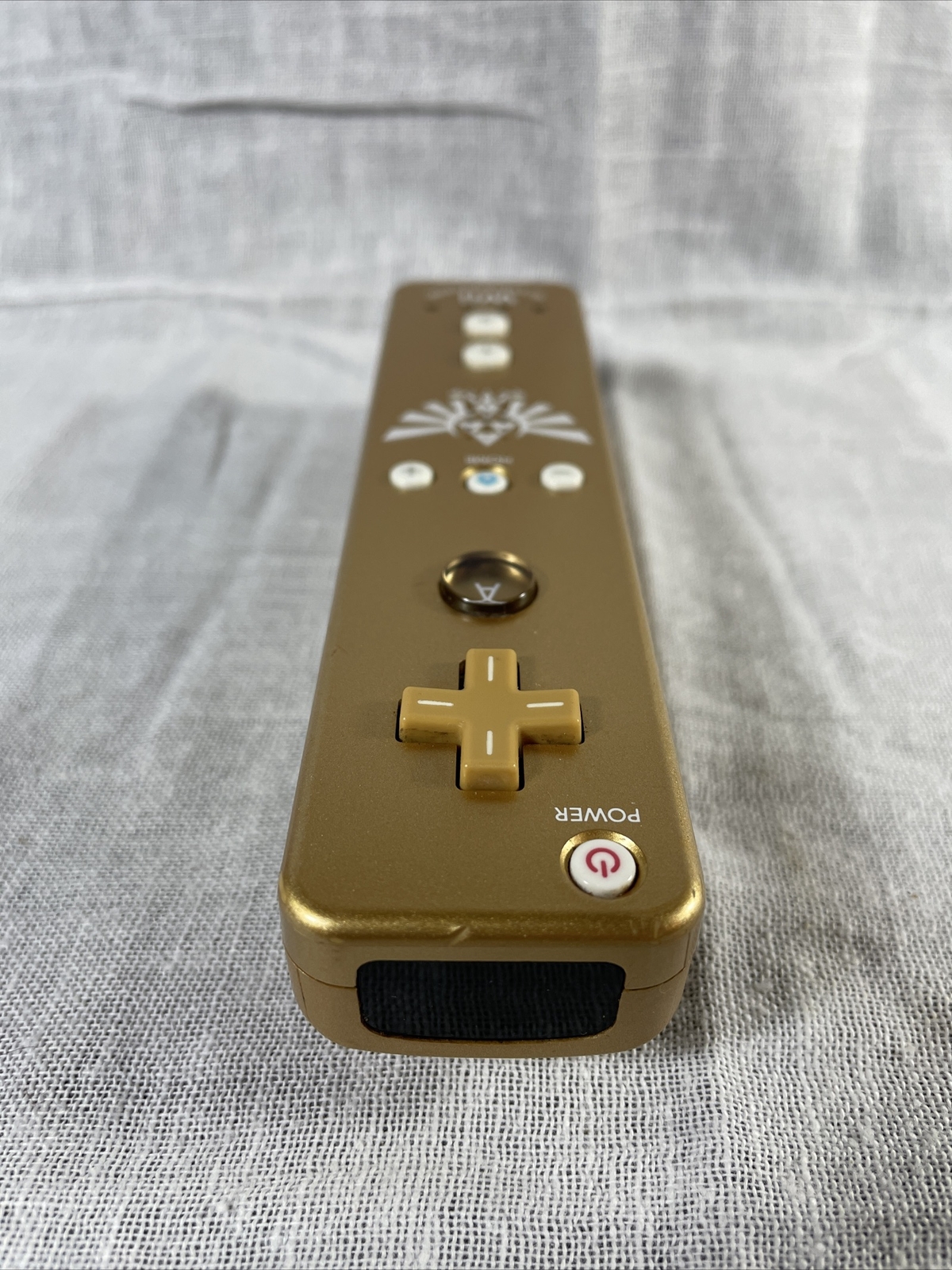 Legend of Zelda Skyward Sword Gold Nintendo Wii Remote Controller
