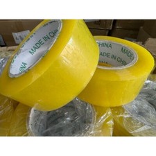 BUNDLE OF 3 ROLLS - TRANSPARENT TAPE 45MM X 300M - STRONG ADHESIVE FOR PACKAGING