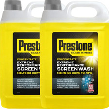 PRESTONE ScreenWash Concentrated Melts Down-18 Traffic Dirt Remover 5 Litre x2 2.83 per litre