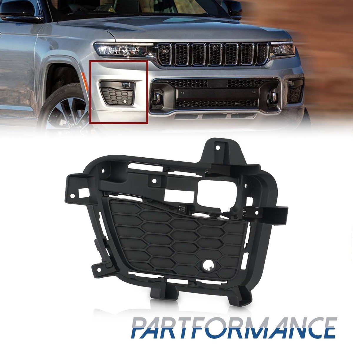 Partial Hood Fender & Mirror Kit | JEEP GRAND CHEROKEE L OVERLAND 2021 Partial Hood Fender & Mirror Kit | JEEP GRAND CHEROKEE L OVERLAND 2021