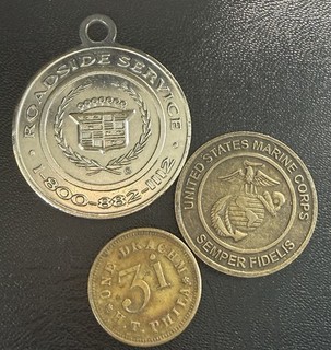 World Token set Of 3 Lot #1