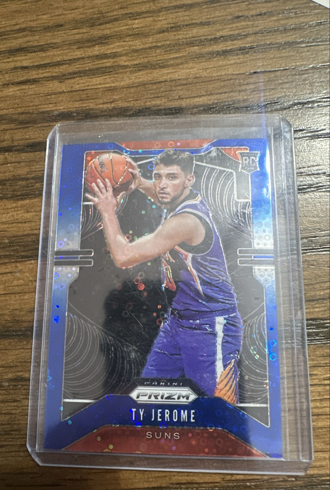 2019-20 Panini Prizm - Rookie Ty Jerome #268 Blue Fast Break Prizm /175 (RC)