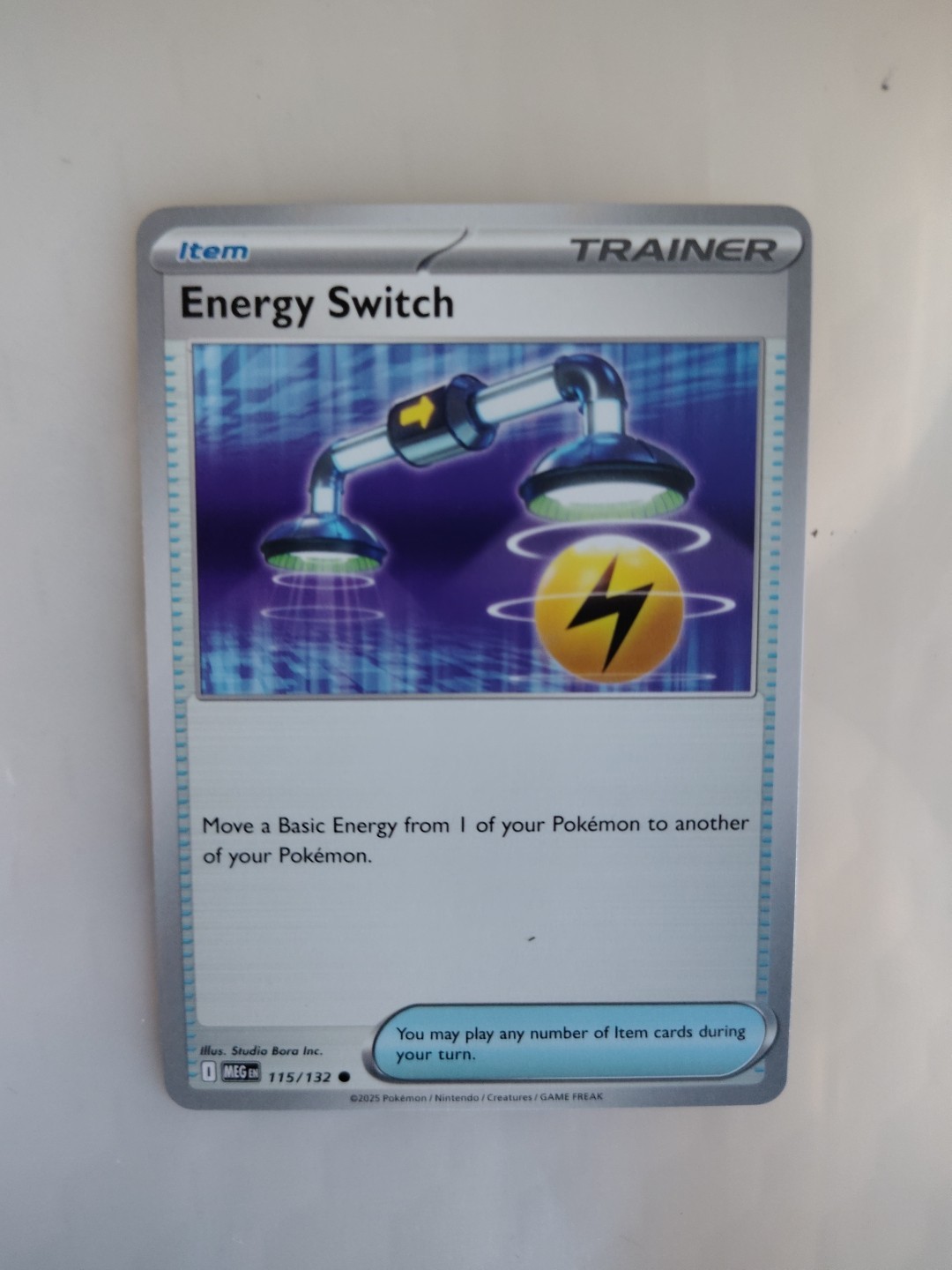 Pokemon - Energy Switch - 115/132 - Mega Evolution - NM/M