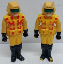 Lot of 2 Vintage 1978 Fisher Price Adventure People Yellow Astro Knight #379