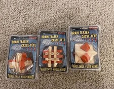 Brain Teaser Casse-tete Mind-challenging Real Wood 3d Wooden Puzzle