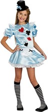 Alice In Wonderland Dress Costume Tween Medium