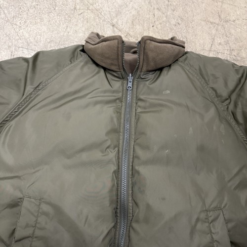 Cabelas Premier Northern Goose Down Reversible Jacket Size Large Green Full Zip - Picture 8 of 15