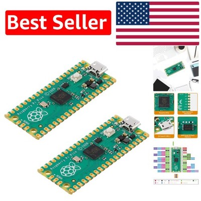Raspberry Pi Pico Microcontroller - 30 GPIO Pins with Extensive Software Support