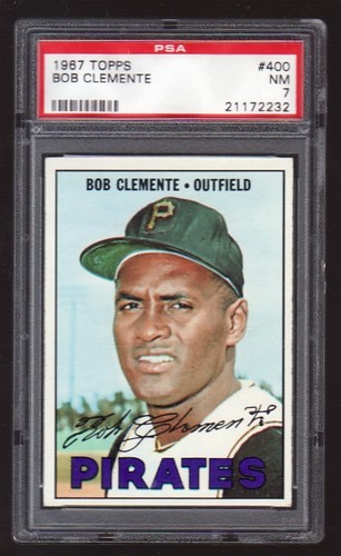 1967 Topps #400 Roberto Clemente - PSA 7 NEAR MINT