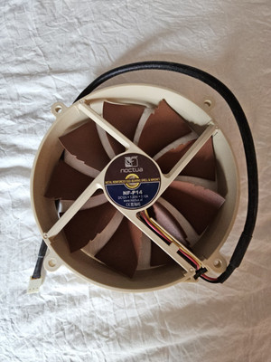 Noctua fan nf-p14, original version, 3 pin gaming PC case / heatsink fan