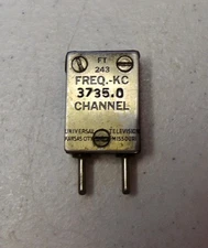 3735.0 KC FT-243 80 meter Ham Band Military Radio Vintage Quartz Crystal