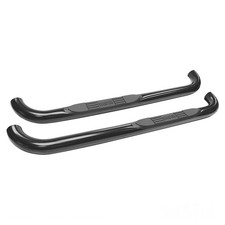 Westin 23-0505 E-series 3 Round Nerf Bars Black Pair