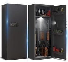 10-12 Unassembled Digital Gun Safe Rifle Safe with Touchscreen Keypad Gun Slot