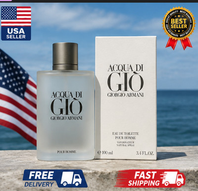 Acqua Di Gio Pour Homme Men s Eau de Toilette 100ml Long Lasting Fragrance Spray