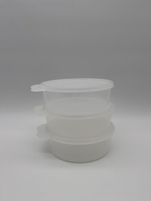 Tupperware Big Wonders Bowl Set of 3 with White Seals 3 Cup New