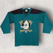 VTG 90’s Anaheim Mighty Ducks Hockey Jersey • Teen XL 20”x28” (Men’s Small)