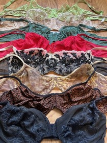 Victoria&rsquo;s Secret Bra Lot of 8 Sz 38D~Lace~All Wires~Solids~Mesh~Mixed Styles