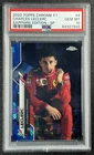 CHARLES LECLERC PSA 10 2020 TOPPS CHROME SAPPHIRE FORMULA 1 4 REFRACTOR RC SP 42