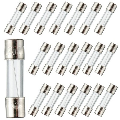 F15AL250V 5x20 mm 15 A 250 V Schnellblassicherungen 15 Ampere 250 Volt 0,2 x 0,78 Zoll Gla