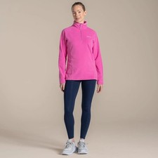 Craghoppers Women's Miska Half Zip Fleece - Damask Rose - 12 - Ex-Display
